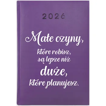 Kalendář Knihový kalendář 2026 A5 fialový