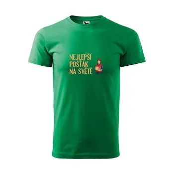 Pánská móda Tričko s potiskem Nejlepší pošťák na světě: zelené 4XL
