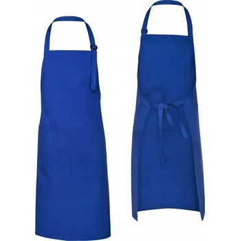 Kuchyňská zástěra Kuchyňská zástěra modrá chrpa, délka 90 cm, 240 g/m2