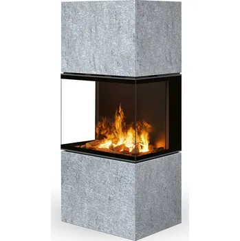 Krbová kamna Romotop e–LERA C kámen - elektrický designový krb