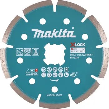 Řezný kotouč Diamantový kotouč MAKITA X-LOCK 115 mm E-02060