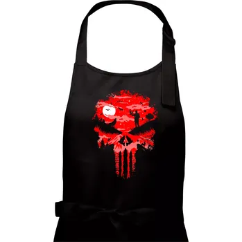 Kuchyňská zástěra Stand And Bleed - Pánská zástěra na vaření - Univerzální velikost ( Černá )