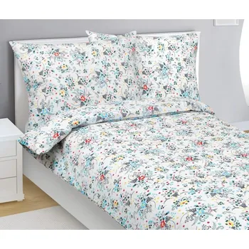 Povlečení Povlečení krepové Modrá,Žlutá,Červená - 140x220, 70x90 cm BX1001382