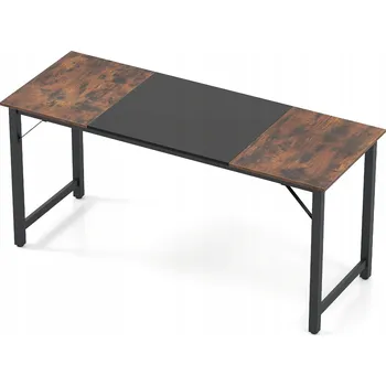 Obdélníkový psací stůl Costway 160 x 60 x 74 cm, odstíny hnědé