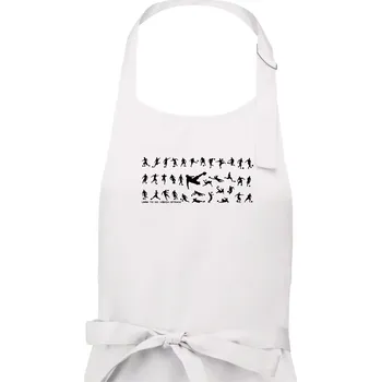 Kuchyňská zástěra Umím to do všech stran - Fotbal - Pánská zástěra na vaření - Univerzální velikost ( Bílá )