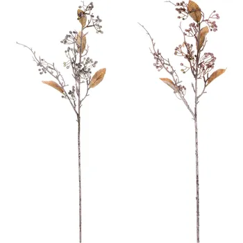 umělá květina Větev s bobulemi - umělá, mix barev, cena za 1 ks - KUY118