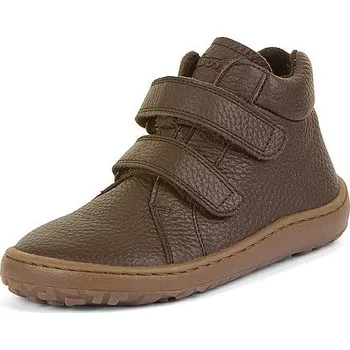 Dětská treková obuv FRODDO chlapecká kotníková obuv BAREFOOT AUTUMN G3110263-9 tmavě hnědá 30