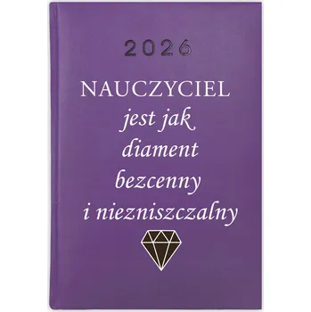 Kalendář Knižní kalendář 2026 A5 FunnyCase fialový