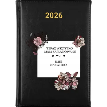 Kalendář Knižkový kalendář 2026 A5 černý