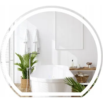 Zrcadlo Zrcadlo nástěnné Costway kulaté 540 x 600 mm