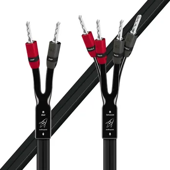 Audio kabel Audioquest Rocket 11 SBW banánky - Silver 4m (Reproduktorové kabely Single-BiWire, banánky (cena za pár))