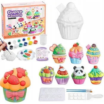 kreativní sada SÁDROVÉ ODLITKY KOŠÍČKY SÁDRA K Vymalování PRO DĚTI