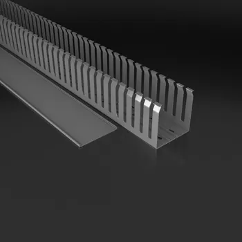 kabelová chránička Kabelová lišta hřebenová 25x30 světle šedá E164 /2m/