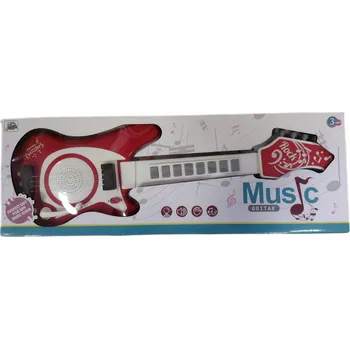 Kytara ELEKTRICKÁ KYTARA PRO DĚTI SE SVĚTLEM