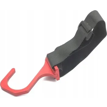 Věšák HÁK / VĚŠÁK / DRŽÁK NA PŘILBU, NÁKUPY - PRO ZÁVODNÍ / DRIFT AUTO, 4X4 - ČERVENÝ