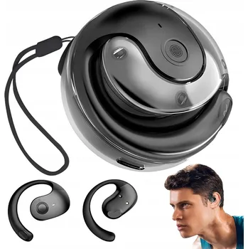 Sluchátka TRANSLATOR ELEKTRONICZNY TŁUMACZ MOWY JAZYK 139 JAZYKŮ SLUCHÁTKO ČERNÉ