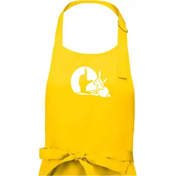 Kuchyňská zástěra Zajíc stín loser - Pánská zástěra na vaření - Univerzální velikost ( Žlutá )
