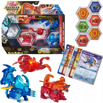 Figurka BAKUGAN LEGENDS SADA BITEVNÍ KOLEKCE 5 FIGUREK