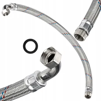 Zavlažování Antivibrační hadice k hydroforu s kolenem 1 palec - 80 cm