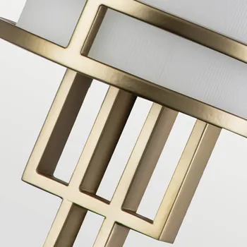 Lampička FEISS Nástěnné světlo Fusion 1, mosaz přírodní mosaz, bílá 1 x 60 W - Doprava zdarma