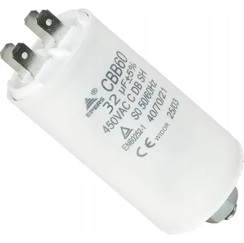 Kondenzátor Rozběhový kondenzátor 32uF 450V (32 µF, 450 V)