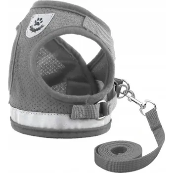 Vodítko pro psa Beztlakové postroje na procházky pro kočky + vodítko nastavitelné reflexní velikost M