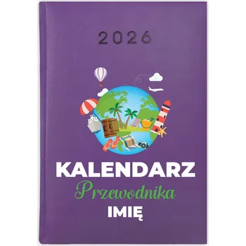 Kalendář Knižkový kalendář 2026 A5 Cute Cups fialový