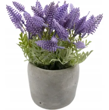 umělá květina LEVANDULE UMĚLÝ KVĚT V KVĚTINÁČI DO DOMU KANCELÁŘE KUCHYNĚ KOUPELNY OBÝVACÍHO POKOJE