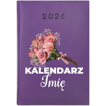 Kalendář Knihový kalendář 2026 A5 fialový