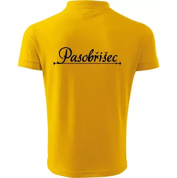 Pánská košile Staročeština - Pasobřišec - požitkář - Polokošile pánská Pique Polo 203 - 4XL ( Žlutá )
