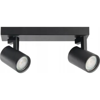 LYNX 2xGU10 svítidlo, nástěnné/stropní lišta černá