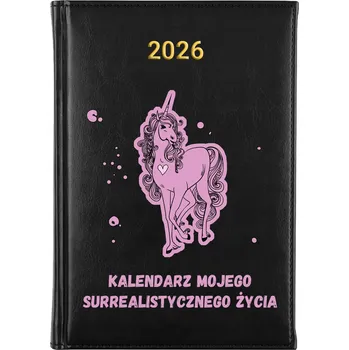 Kalendář Knižkový kalendář 2026 A5 černý