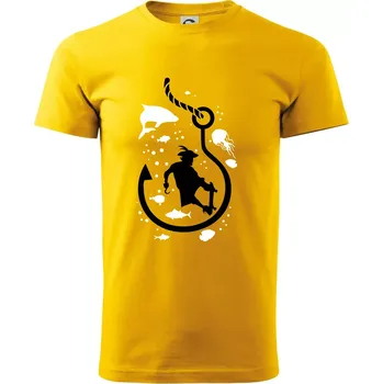 Pánské tričko Skaterhook - Triko extra velké (5-8XL) - 6XL ( Žlutá )