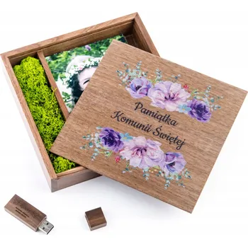 Krabička na zdjęcia + nadruk + Pendrive 2 GB Svatba