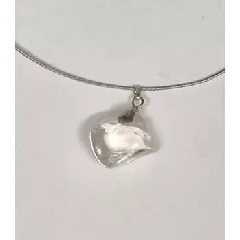 Náhrdelník Náhrdelník na lanku s polodrahokamem - křišťál (do vyprodání zásob)