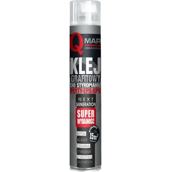 Průmyslové lepidlo Lepidlo na polystyren Qmar grafitový, 790 ml