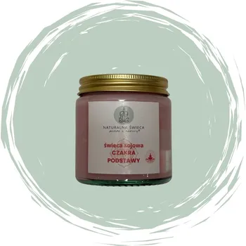 Svíčka Sójová vonná svíčka čakra kořene Naturalna Świeca