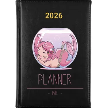 Diář Knižkový kalendář 2026 A5 černý