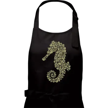 Kuchyňská zástěra Sea Horse icons - Pánská zástěra na vaření - Univerzální velikost ( Černá )