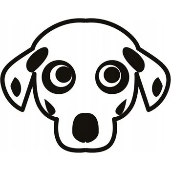 Samolepicí dekorace na vozidlo Samolepka na auto - pejsek dalmatin