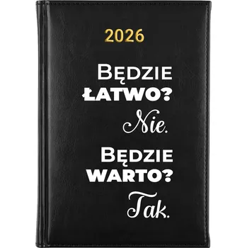 Kalendář Knižkový kalendář 2026 A5 černý