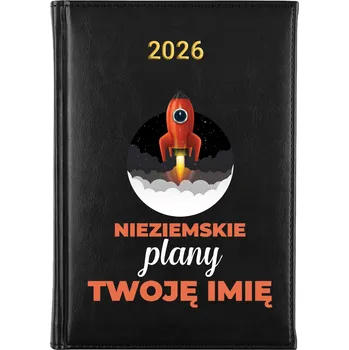 Kalendář Knižkový kalendář 2026 A5 černý