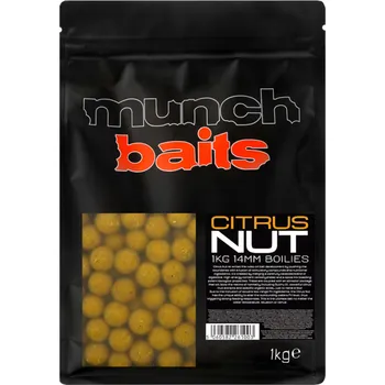 Boilies Munch Baits Boilies 14 mm citrusové ořechy 1 kg