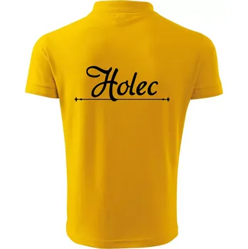 Pánská košile Staročeština - Holec - holobrádek nebo plešoun - Polokošile pánská Pique Polo 203 - 2XL ( Žlutá )