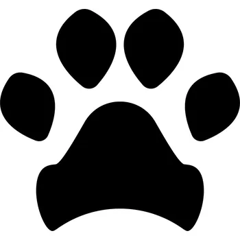 Samolepicí dekorace na vozidlo Samolepka na auto - psí tlapka