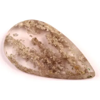 Přírodní kámen Kabošon Moss Quartz č.5598 (31x21x5mm)