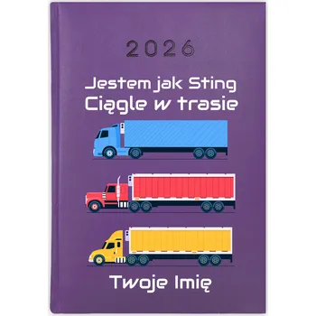 Kalendář Knihový kalendář 2026 A5 fialový