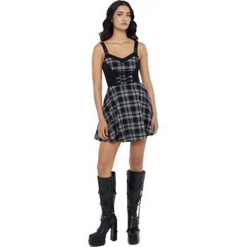 Dámské šaty šaty dámské KILLSTAR - Banshees Echo - Tartan - 3XL