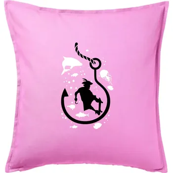 Polštář Skaterhook - Polštář 50x50 - 50x50 - Pouze potah ( Růžová )