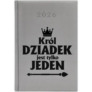 Kalendář Knižní kalendář 2026 A5 FunnyCase stříbrný